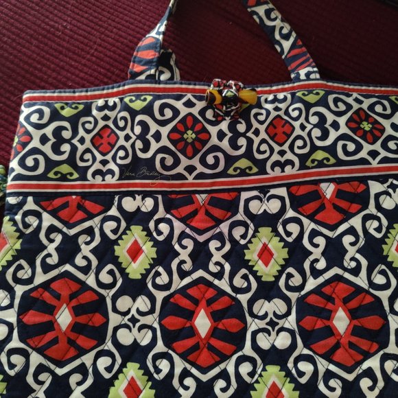 Vera Bradley Sun Valley Retired Tote - Picture 2 of 3